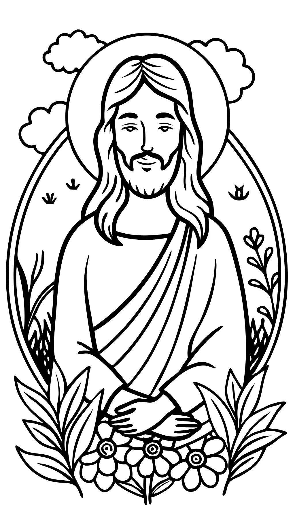 coloriage Jésus